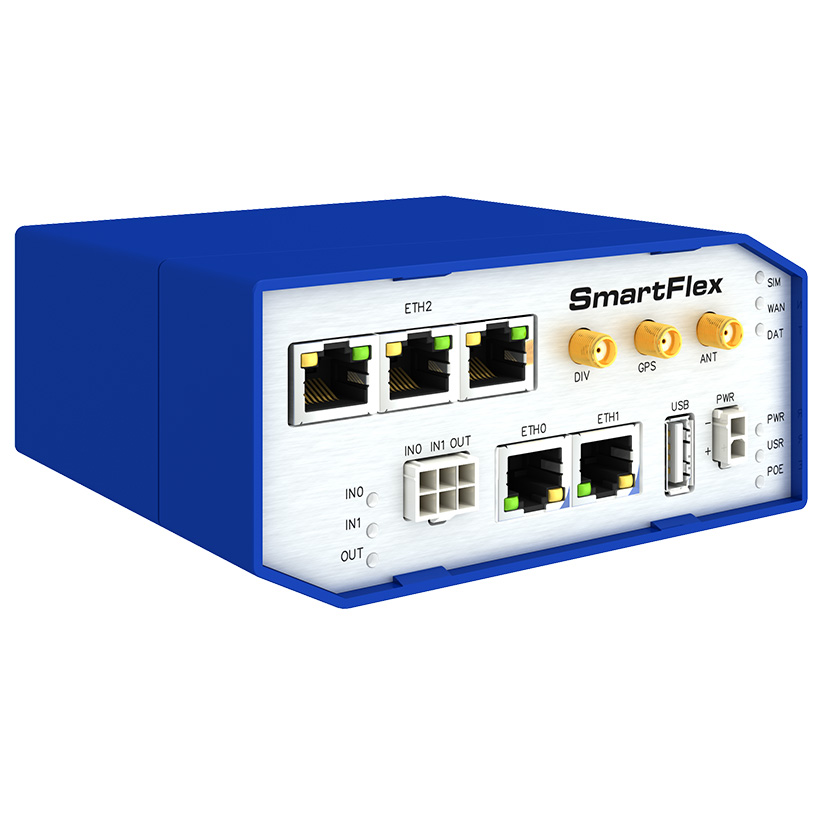 SmartFlex, EMEA/LATAM/APAC, 5x Ethernet, Plastic, EU Accessories